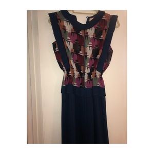 Carolina K pleated dress from Anthropologie